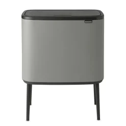 Bo touch bin 3x11 liter, Mineral concrete grey