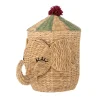 Bobo korg med lock 35x50 cm, Natur