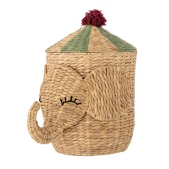Bobo korg med lock 35x50 cm, Natur