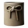Bow kruka Ø11 cm, Beige