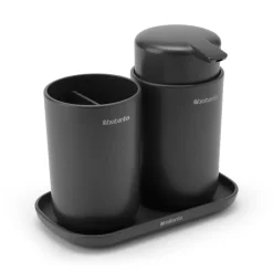 Brabantia ReNew handfatsset 3 delar, Mörkgrå