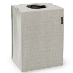 Brabantia tvättkorg tyg rektangulär 55 liter, Ljusgrå