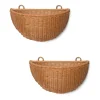 Braided väggkorgar 2-pack, Natural