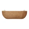 Braided wall pocket väggkorg 25x75 cm, Natural