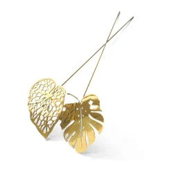 Brass leaves dekoration 2-pack, Water