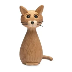 Brave Katt dekoration 24 cm, Ek