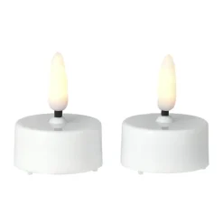 Bright värmeljus LED Ø3,8 cm 2-pack, White
