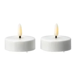 Bright värmeljus LED Ø5,8 cm 2-pack, White