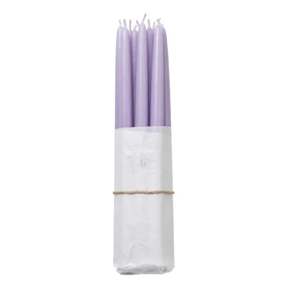 Broste Copenhagen doppade antikljus 10-pack, Orchid light purple