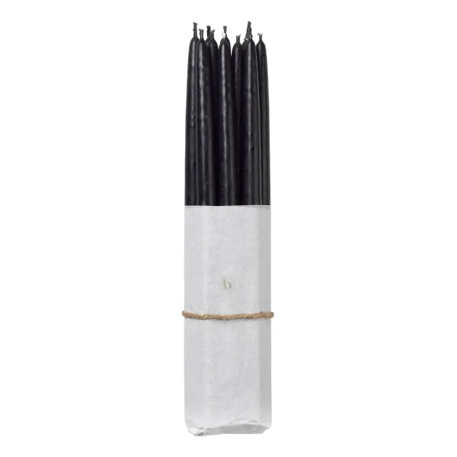 Broste Copenhagen doppade antikljus 10-pack, Simply black