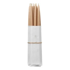 Broste Copenhagen doppade antikljus 10-pack, Walnut