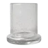 Bubble ljuslykta Ø10 cm, Clear