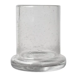 Bubble ljuslykta Ø10 cm, Clear