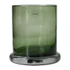 Bubble ljuslykta Ø14 cm, Green