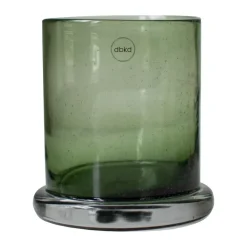 Bubble ljuslykta Ø14 cm, Green