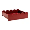 Bump bricka 35x41 cm, Burgundy