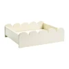 Bump bricka 35x41 cm, Off-white