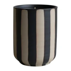 Burn doftljus 60 h, Stripe black