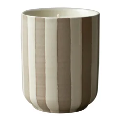 Burn doftljus 60 h, Stripe creme