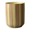 Burn doftljus 60 h, Stripe yellow