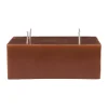 Burren blockljus large, Bronze