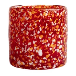Calore ljuslykta XS Ø10 cm, Red-orange