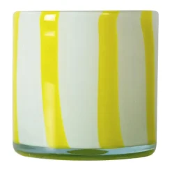Calore ljuslykta XS Ø10 cm, Yellow-white