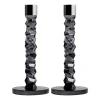 Carat ljusstake 2-pack antracit, 24,2 cm