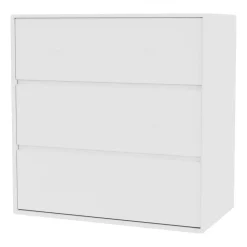 CARRY byrå 3 lådor, New white