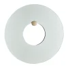 Castellum väggspegel Ø80 cm, Clear-travertine