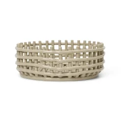 Ceramic flätad skål, Cashmere