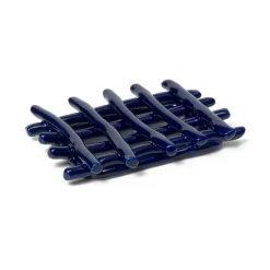 Ceramic tvålfat 10x14,5 cm, Blue