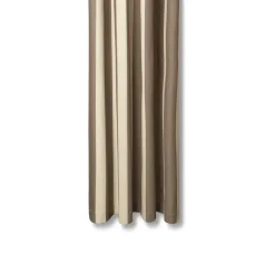 Chambray duschdraperi, Carob brown-parchment