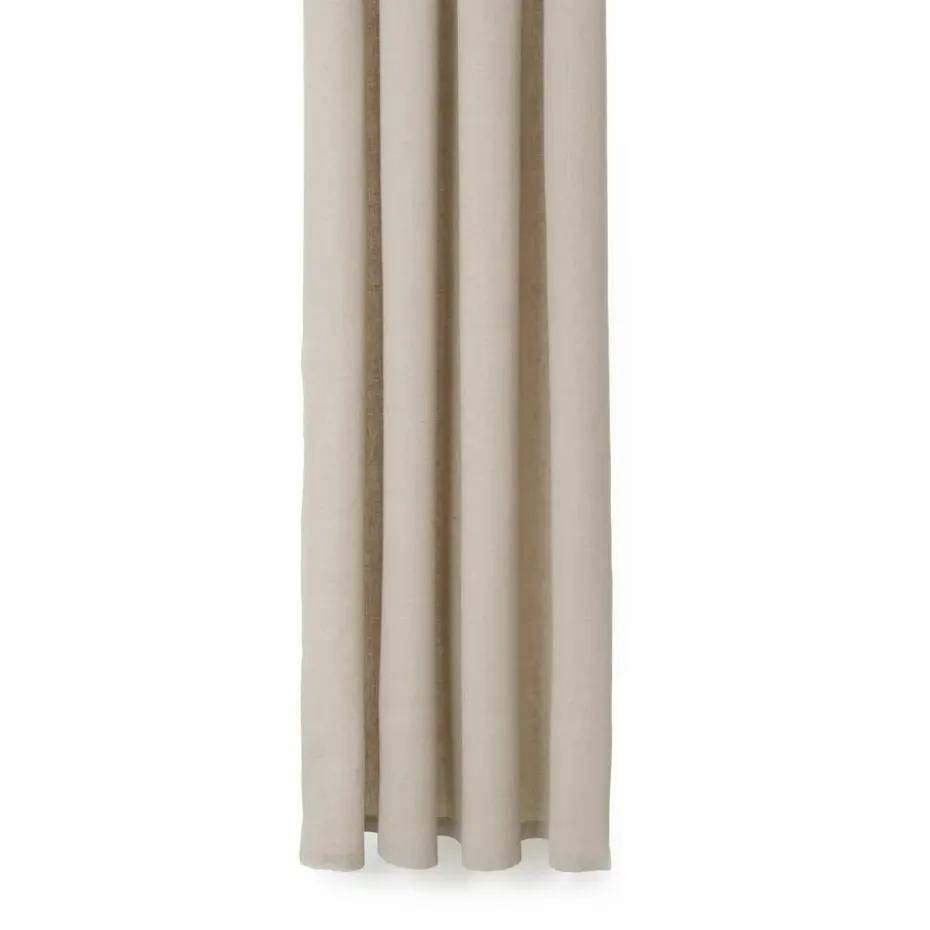 Chambray duschdraperi, Sand