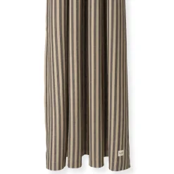 Chambray duschdraperi, Sand-black