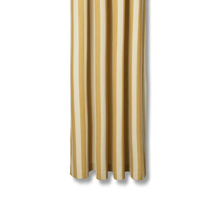 Chambray duschdraperi, Warm yellow-parchment