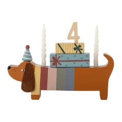 Charlie Birthday dekoration 28 cm, Brown-multi