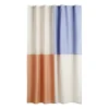 Check duschdraperi 180x200 cm, Blue