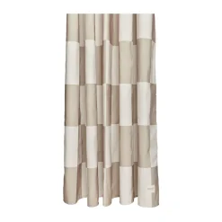 Chess duschdraperi 180x180 cm, Clay-offwhite