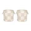 Chess förvaringskorgar medium 2-pack, Clay-offwhite