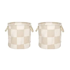 Chess förvaringskorgar medium 2-pack, Clay-offwhite