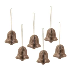 Chime bjällra julhänge, Natural brown