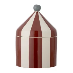 Cimmi burk med lock, Röd