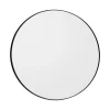 Circum spegel small Ø70 cm, tonat glas-svart ram