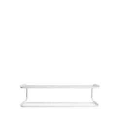 Classic 650 skohylla, vit/vit, 2 plan, 100 cm