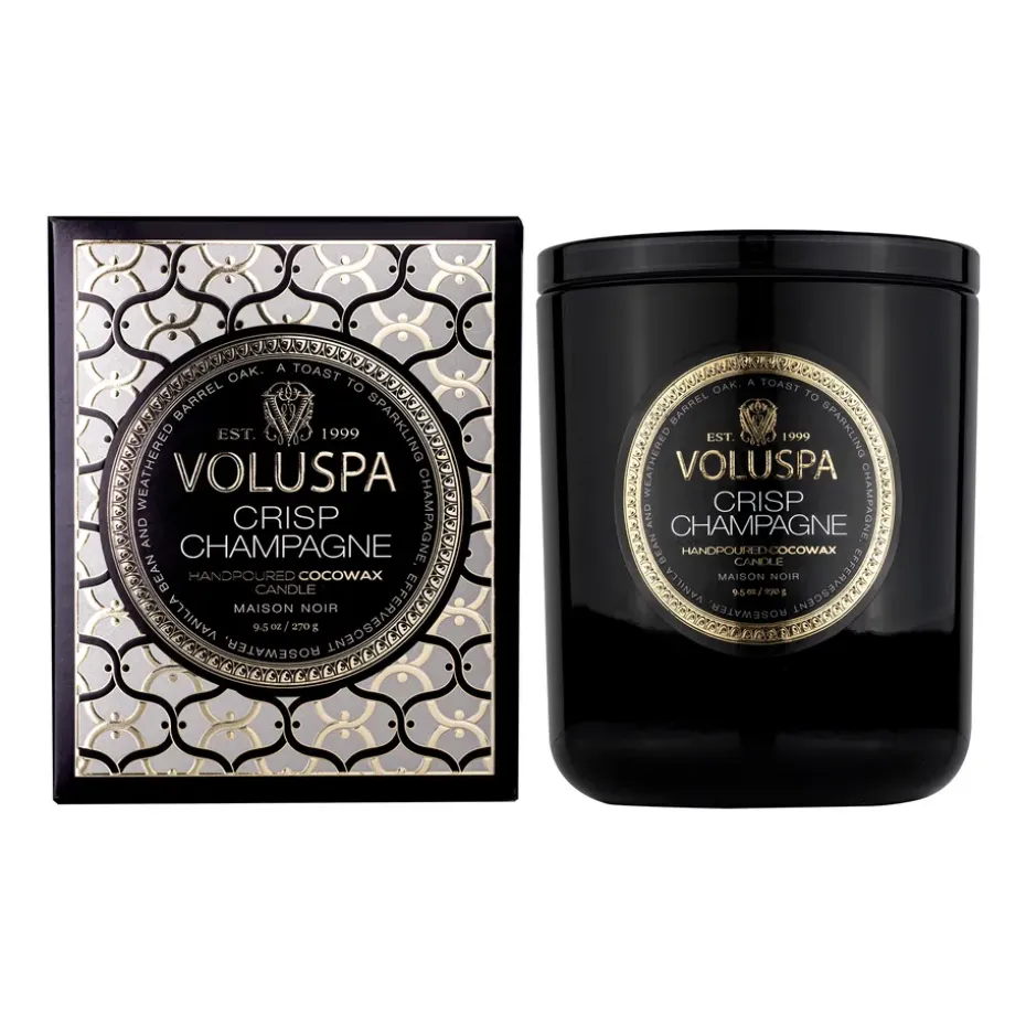 Classic Maison Noir doftljus 60 timmar, Crisp Champagne