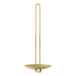 Clip värmeljushållare vägg 20 cm, Mässing