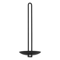 Clip värmeljushållare vägg 20 cm, Svart