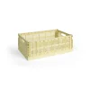 Colour Crate L 34,5x53 cm, Light yellow