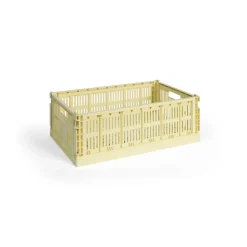 Colour Crate L 34,5x53 cm, Light yellow